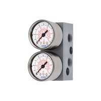 西门子 6DR4004-1PN 单作用压力表块 1/4 18 NPT 适配 SIPART PS2/PS100