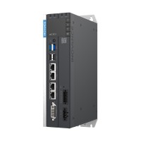 汇川PLC AC802-0222-U0R0 Celeron,内存4GB,硬盘128GB,2路USB2.0,2路USB3.0,4网口,DVI-D,显示屏,内部Mini-PCIE扩展槽 AC800系列