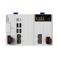 汇川PLC AM763 支持32个ECT轴,EtherNet*2(2路独立IP)+EtherCAT*2(支持ECT环网),本地最大支持32个GL20模块 AM760系列