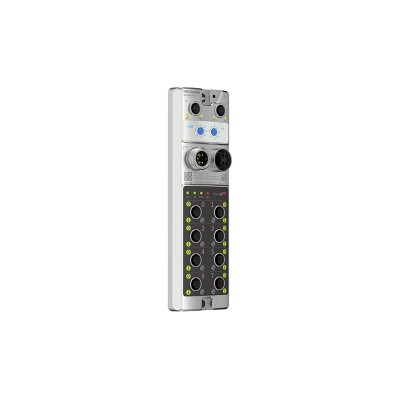 汇川PLC GS20-ECT-8L IO-Link主站,可连接8个子站 GS20系列柜外高防护IO图1