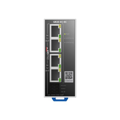 汇川PLC GR20-EC-EC EtherCAT网桥模块 GR20系列分布式I/O模块图1
