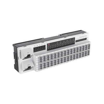 汇川PLC GR20T-ECT-1616EMN 数字量16点输入16点可配置DIO模块 GR20T系列卧式I/O模块图1