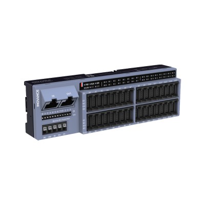 汇川PLC GR20T-ECT-1616EMN-E 数字量16点输入16点可配置DIO模块 GR20T系列卧式I/O模块图1